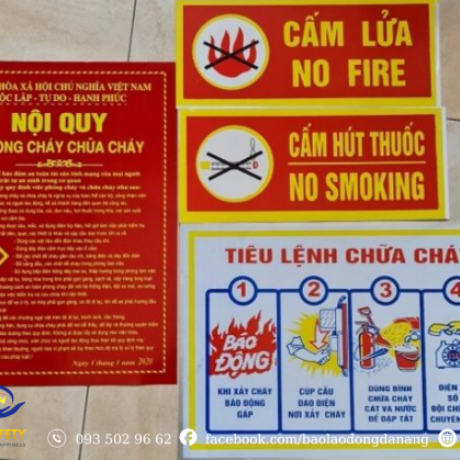 Bảng nội quy – Tiêu lệnh