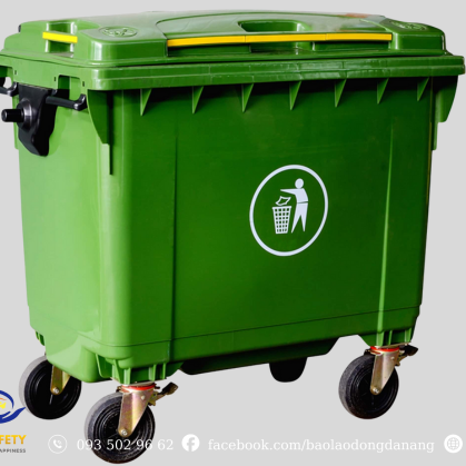 Thùng rác nhựa 660L