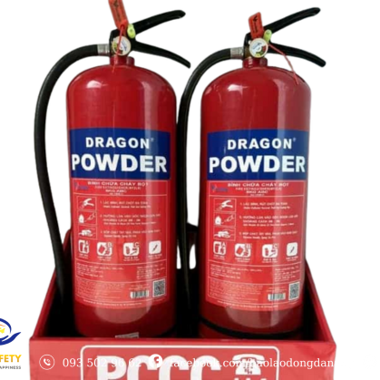 Bình chữa cháy 4kg Dragon MFZL4 loại bột ABC (Tem kiểm định)