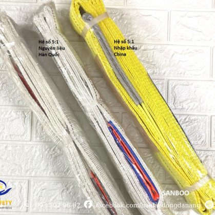 Cáp vải cẩu hàng 3 Tấn – 7.5cm