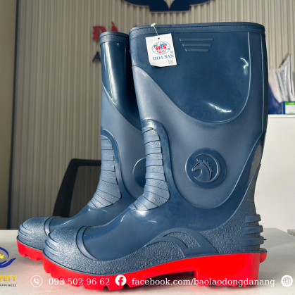 Ủng bảo hộ mũi thép Hoa San