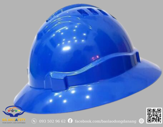 Progaud vành rộng xanh dương