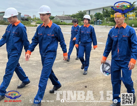 Quần áo bảo hộ lao động Tinba 15 thực tế