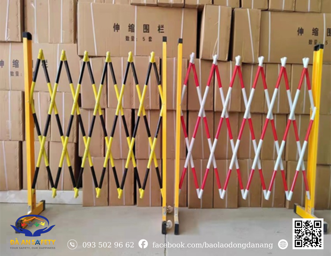 các loại hàng rào nhựa thủy tinh