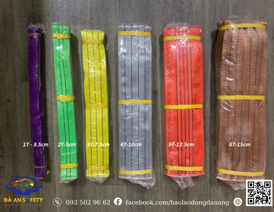Các loại dây cáp vải cẩu hàng