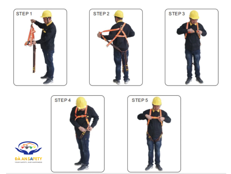 Cách sử dụng dây đai an toàn lao động Đà Nẵng