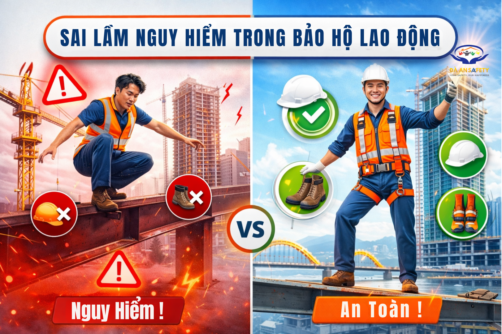 Bảo hộ lao động tại Đà Nẵng những sai lầm nguy hiểm