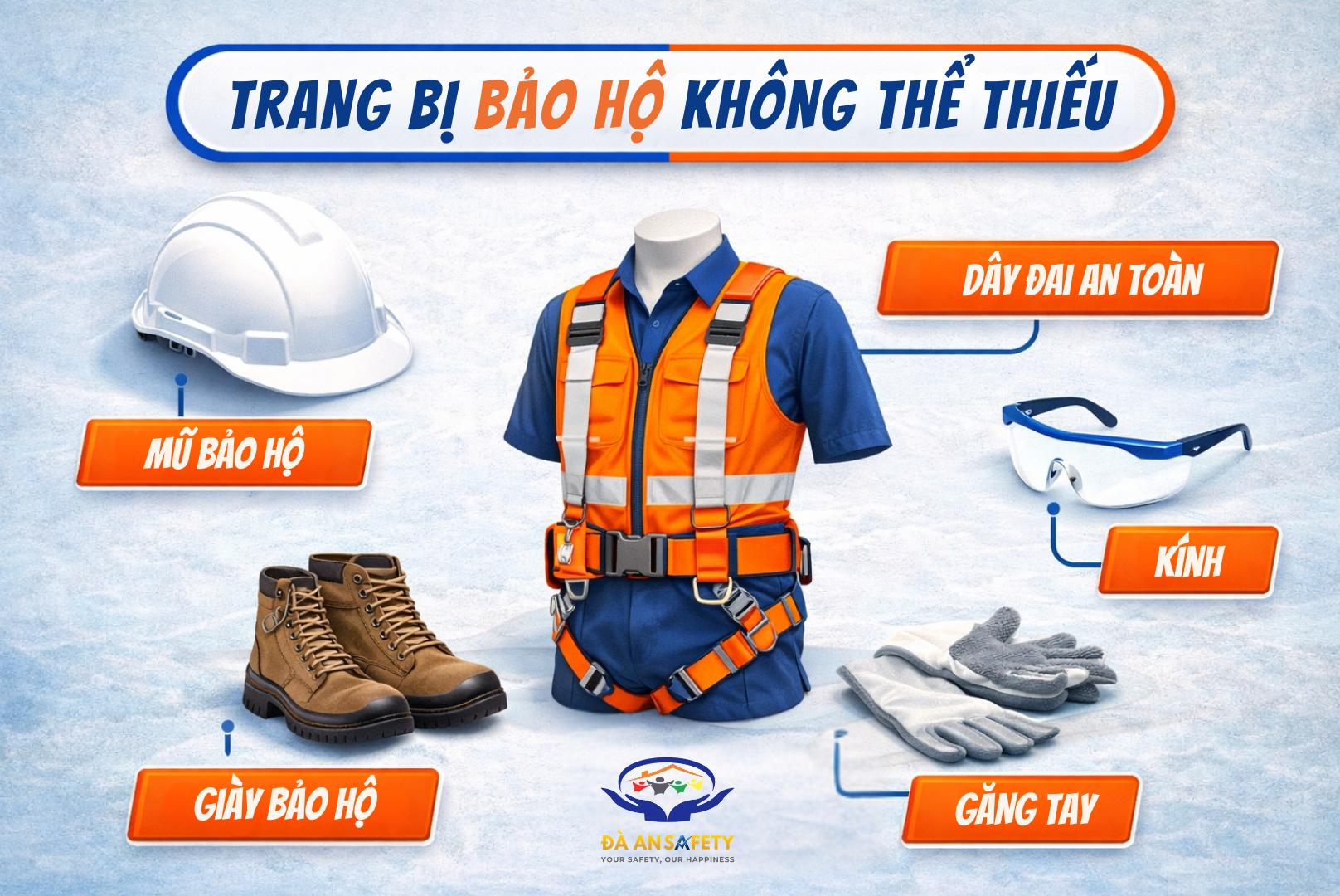 Bảo hộ lao động tại Đà Nẵng trang bị bảo hộ không thể thiếu