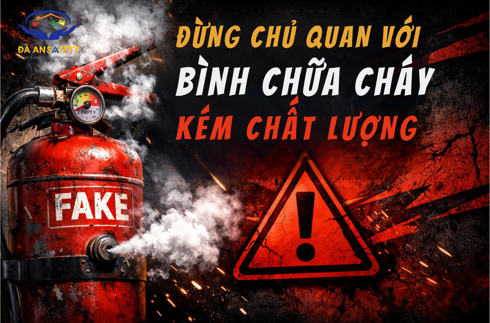 Bình chữa cháy tại Đà Nẵng kém chất lượng