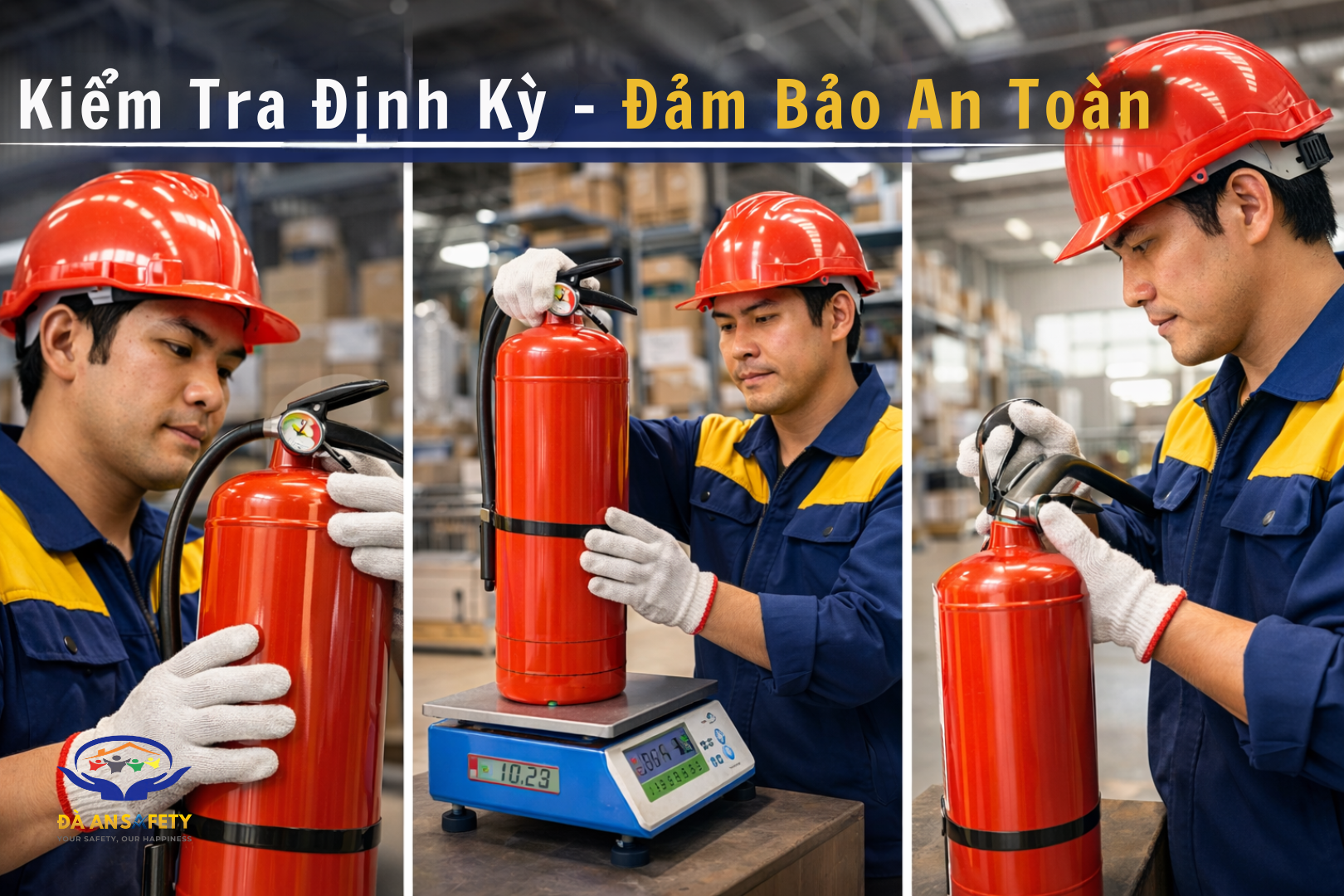 Bình chữa cháy tại Đà Nẵng quy trình kiểm tra