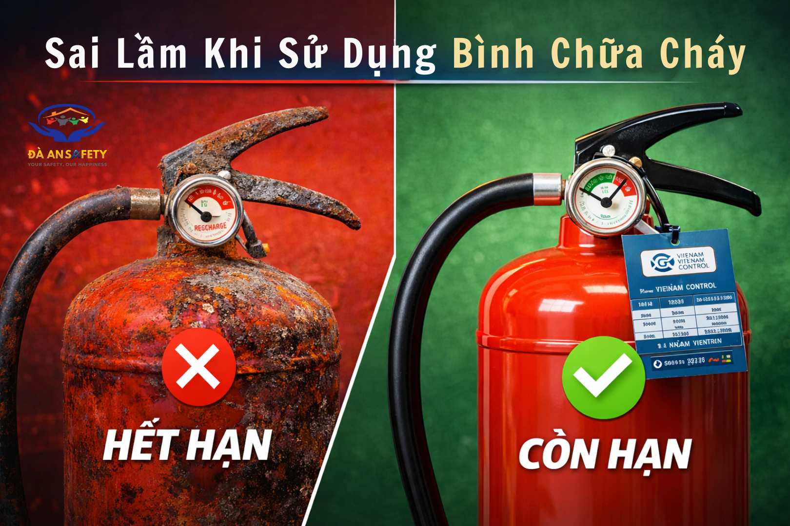 Bình chữa cháy tại Đà Nẵng sai lầm khi sử dụng