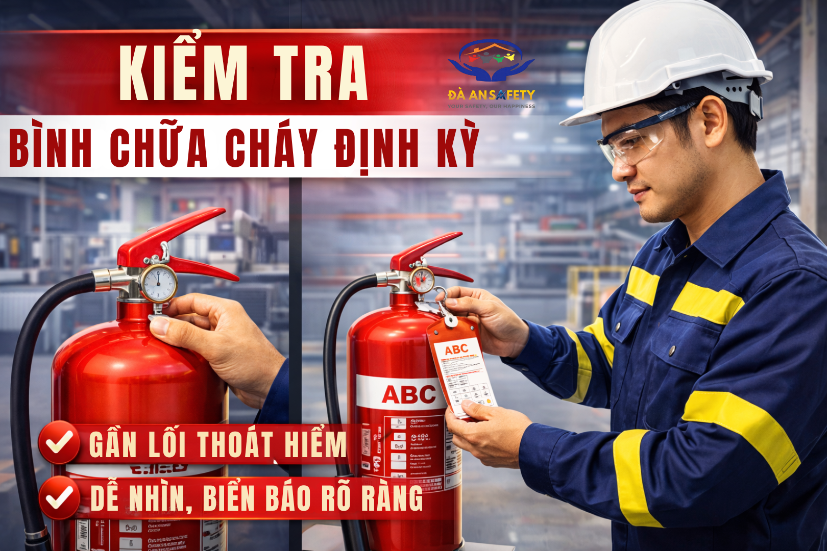 Bình chữa cháy tại Đà Nẵng kiểm tra định kỳ