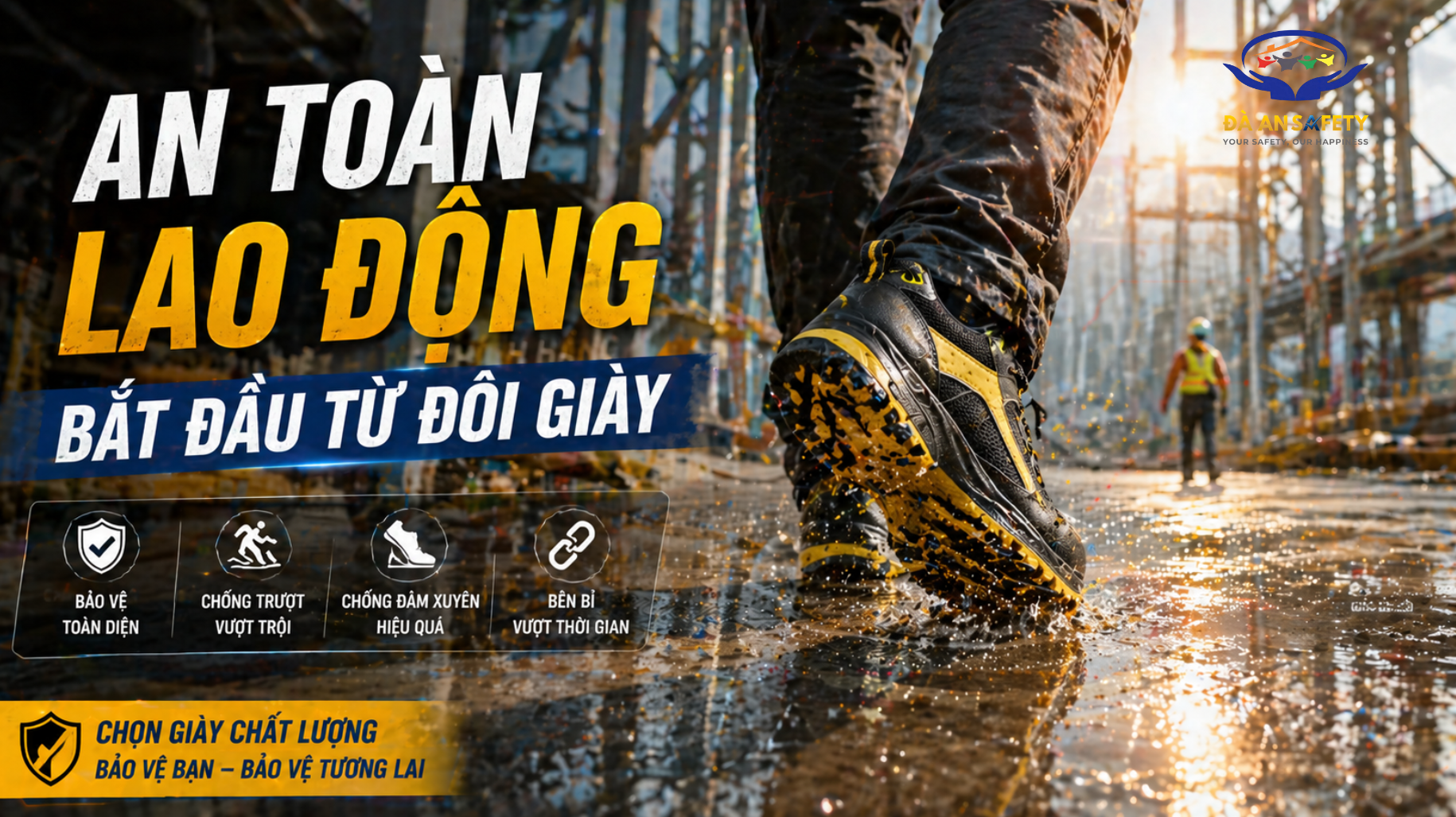 Giày bảo hộ lao động tại Đà Nẵng