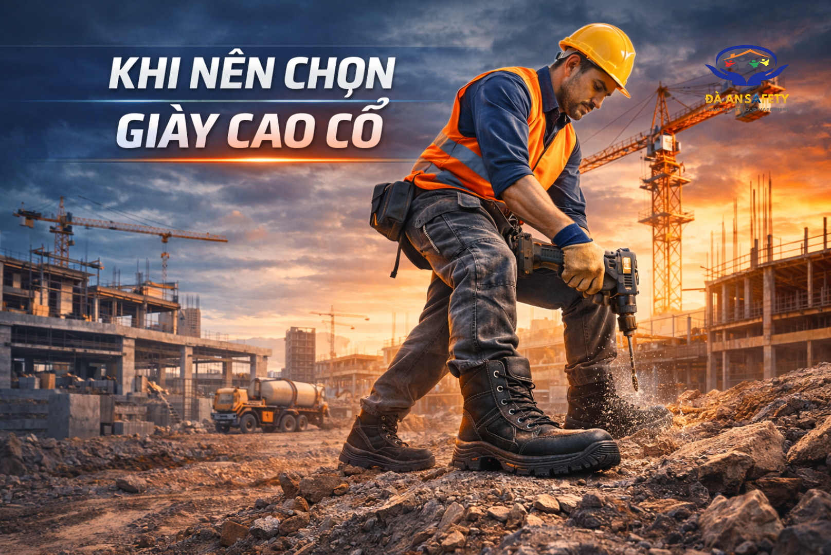 Giày bảo hộ lao động tại Đà Nẵng