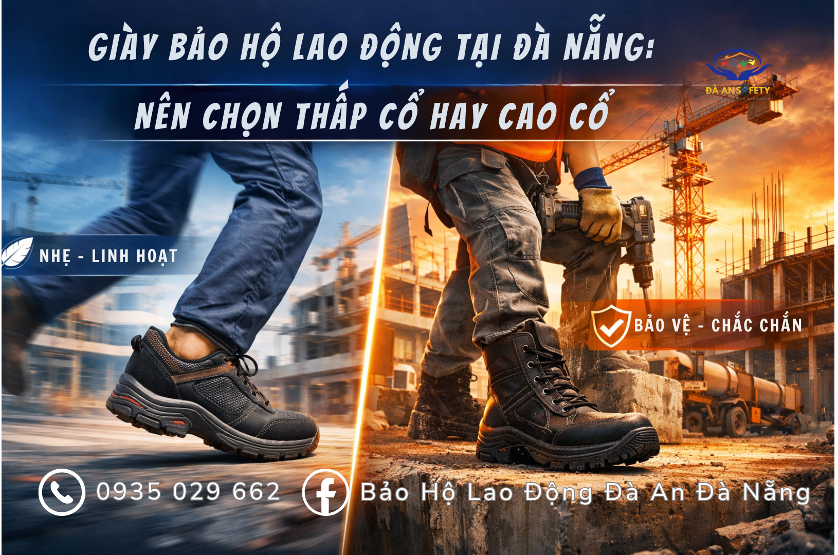 Giày Bảo Hộ Lao Động Tại Đà Nẵng