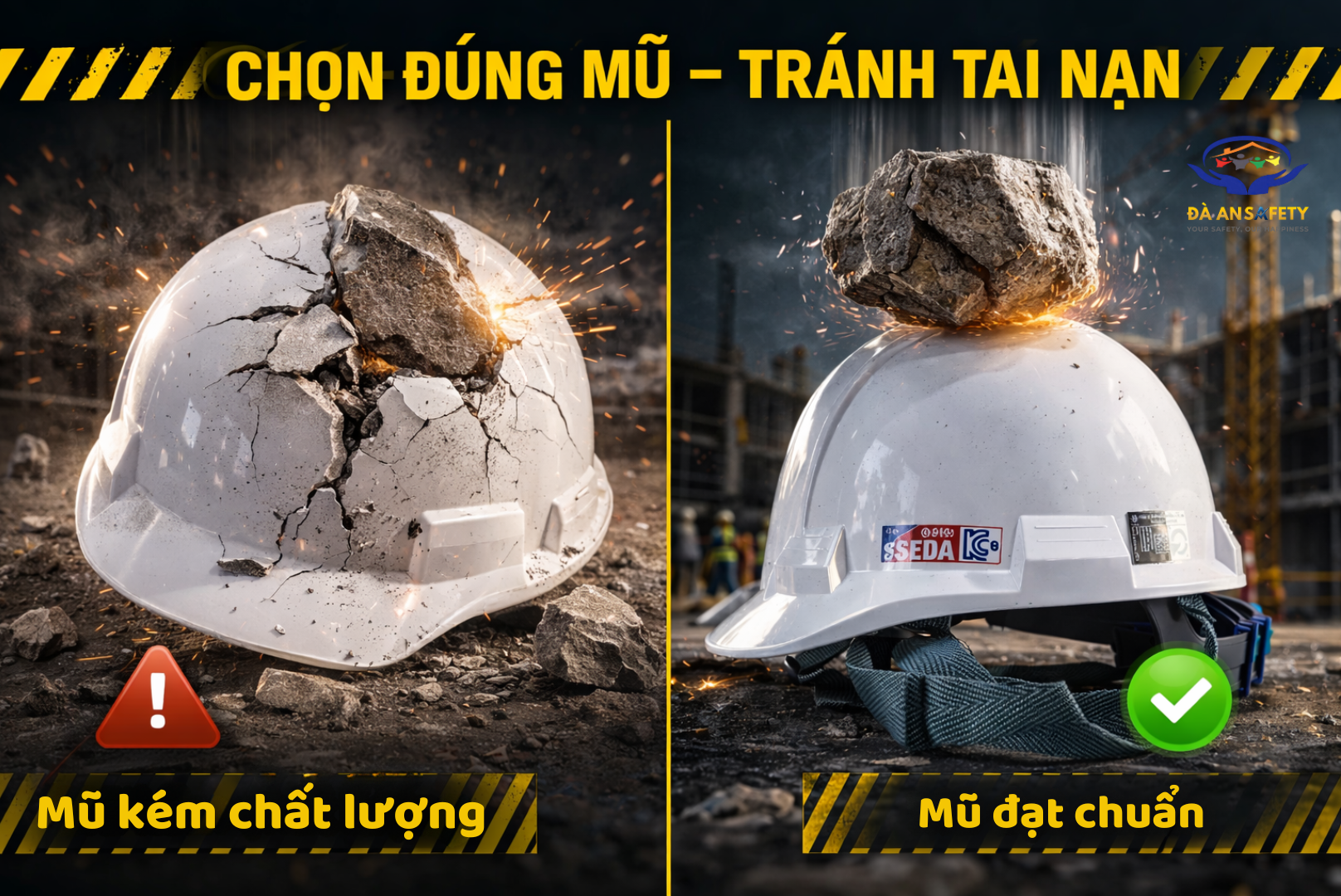 Mũ bảo hộ lao động tại Đà Nẵng