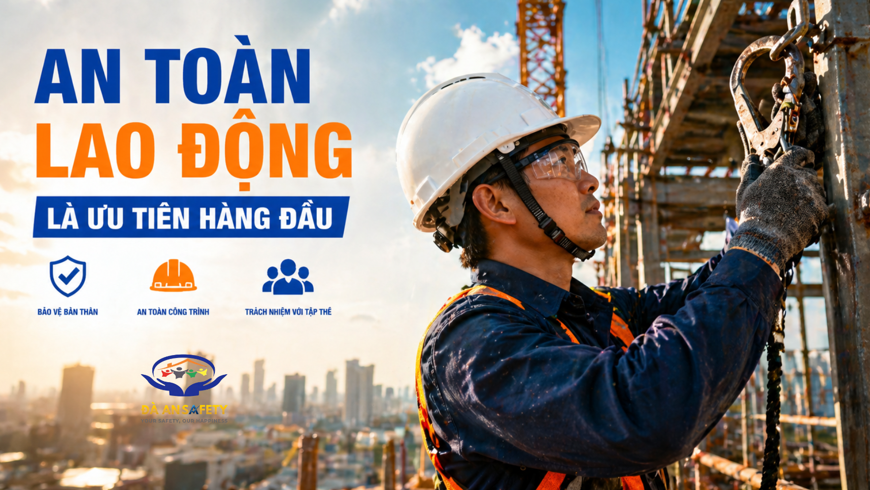 Mũ Bảo Hộ Lao Động Tại Đà Nẵng ứng dụng thực tế