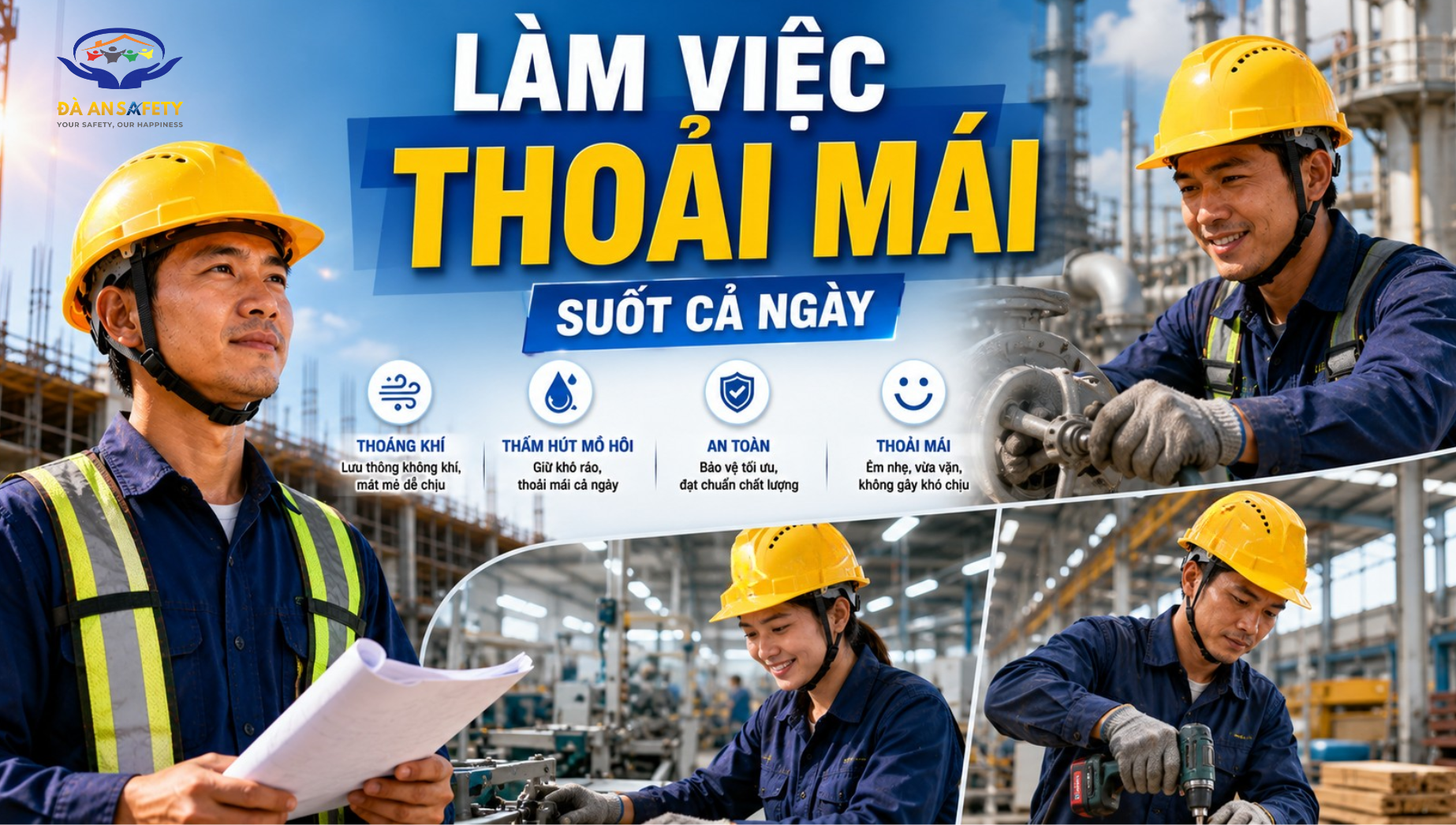 Mũ bảo hộ lao động tại Đà Nẵng