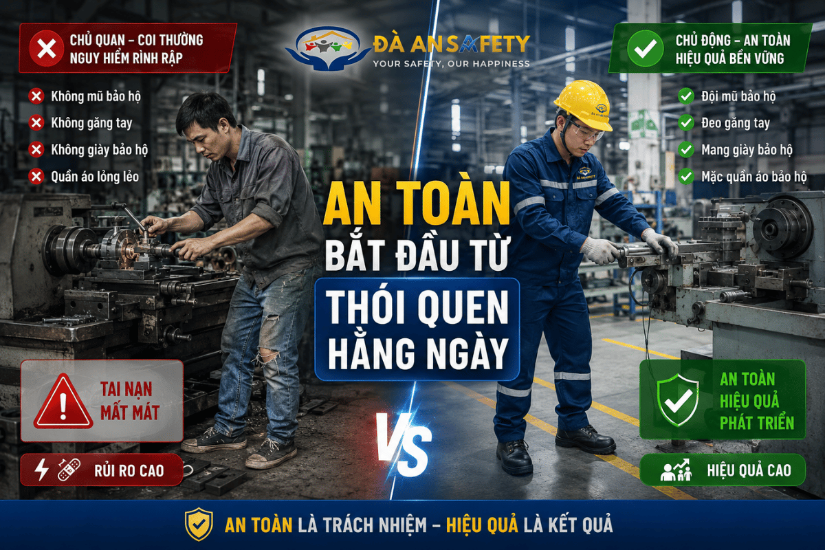 An toàn lao động tại Đà Nẵng an toàn bắt đầu từ thói quen
