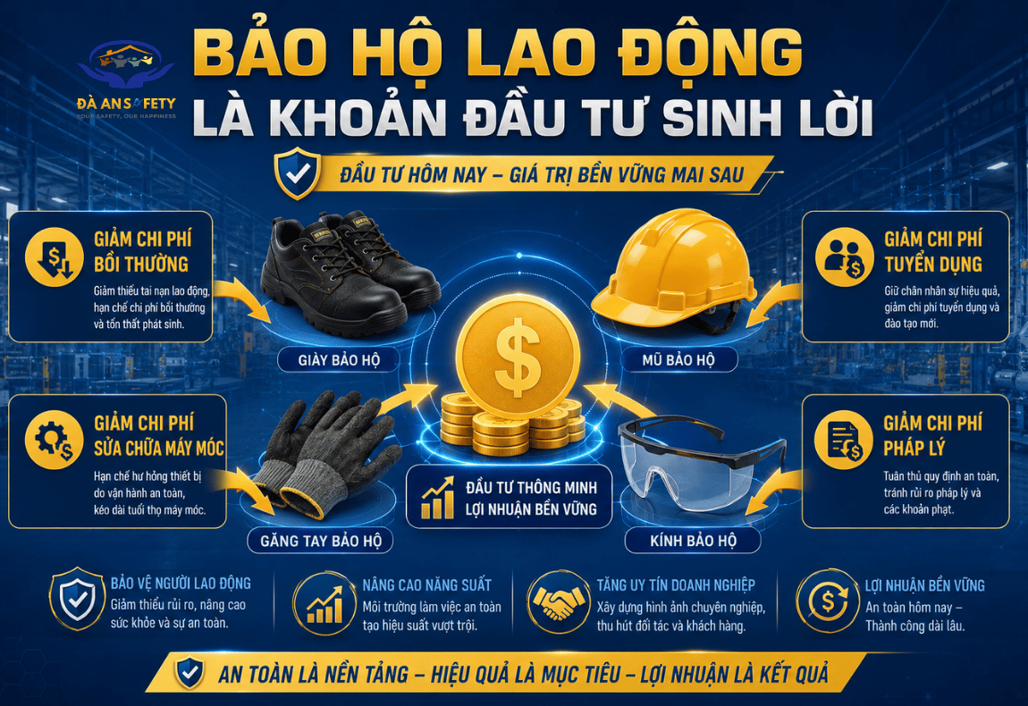 Bảo hộ lao động tại Đà Nẵng là khoản đầu tư sinh lời