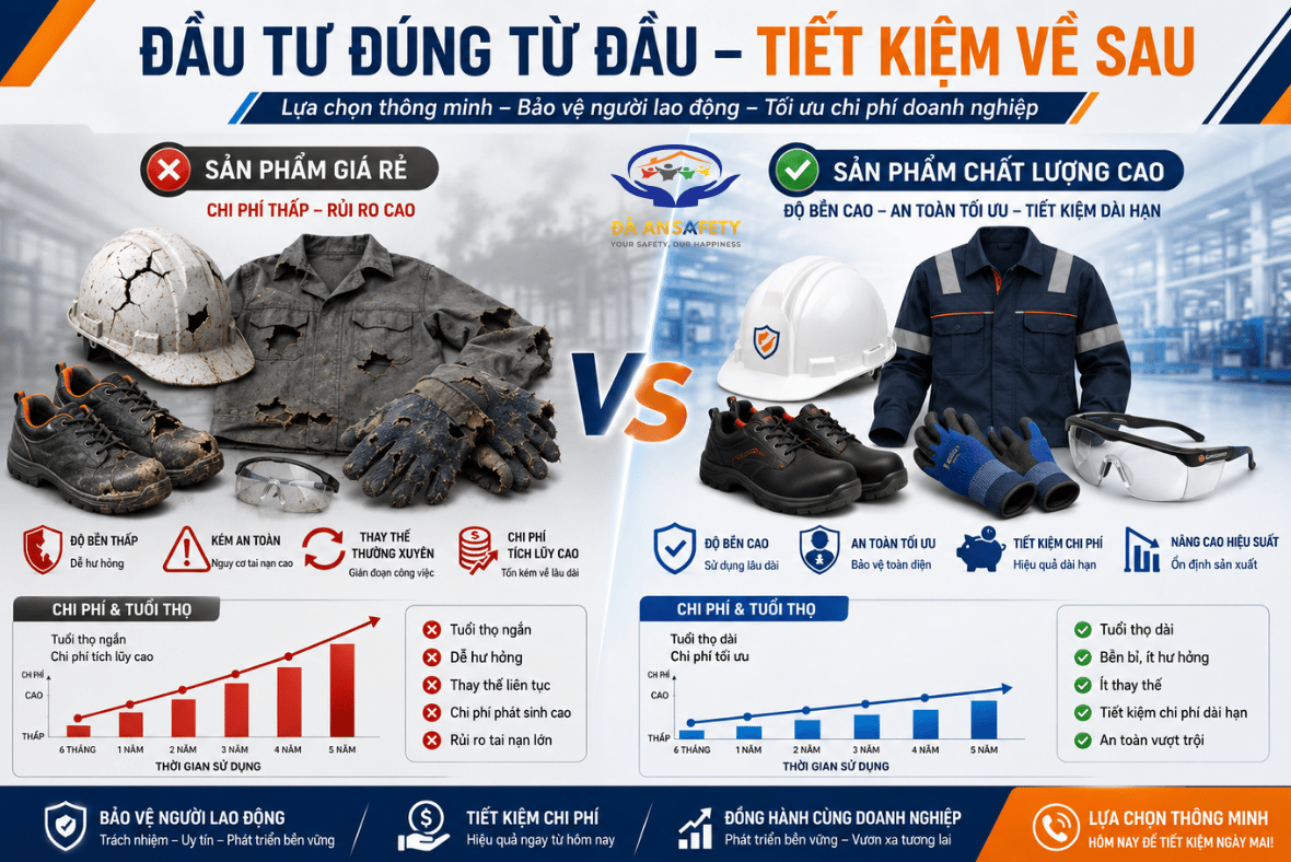 Bảo hộ lao động tại Đà Nẵng đầu tư đúng từ đầu
