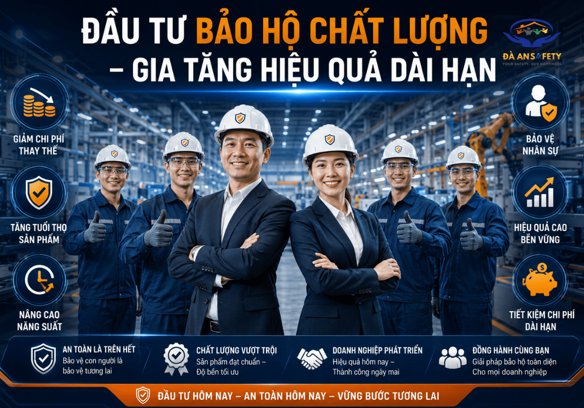 Bảo hộ lao động tại Đà Nẵng đầu tư bảo hộ chất lượng
