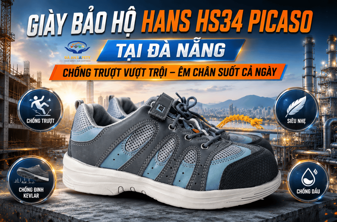 Giày bảo hộ Hans HS34 picaso tại Đà Nẵng