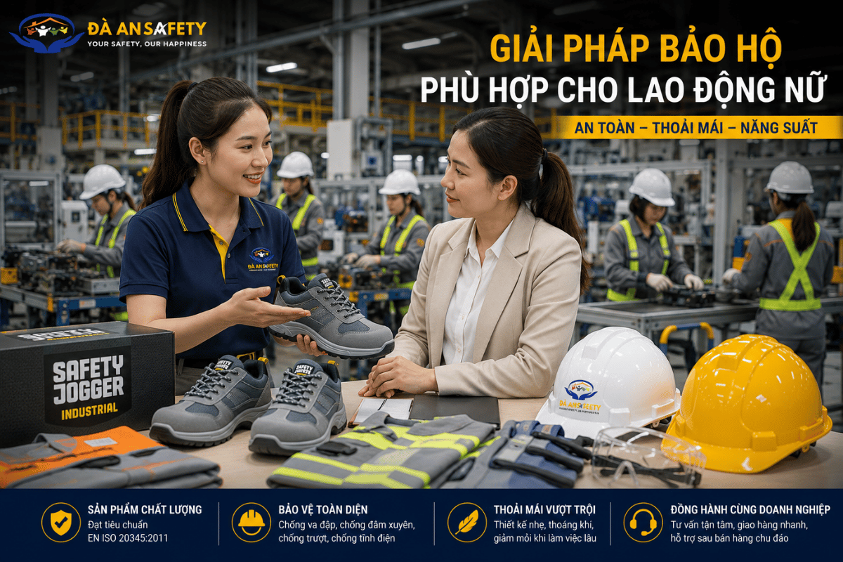 Giày bảo hộ Jogger Organic S1P tại Đà Nẵng