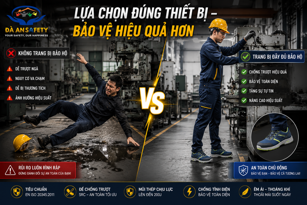 Giày bảo hộ Jogger Balto S1 tại Đà Nẵng lựa chọn đúng