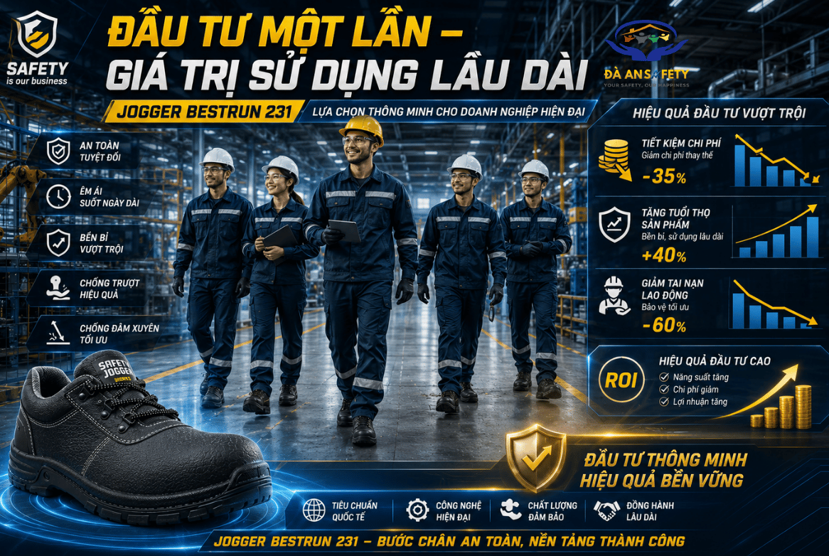 Giày bảo hộ Jogger Bestrun 231 tại Đà Nẵng đầu tư một lần