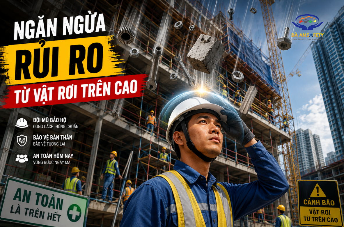 Mũ bảo hộ lao động tại Đà Nẵng ngăn ngừa rủi ro