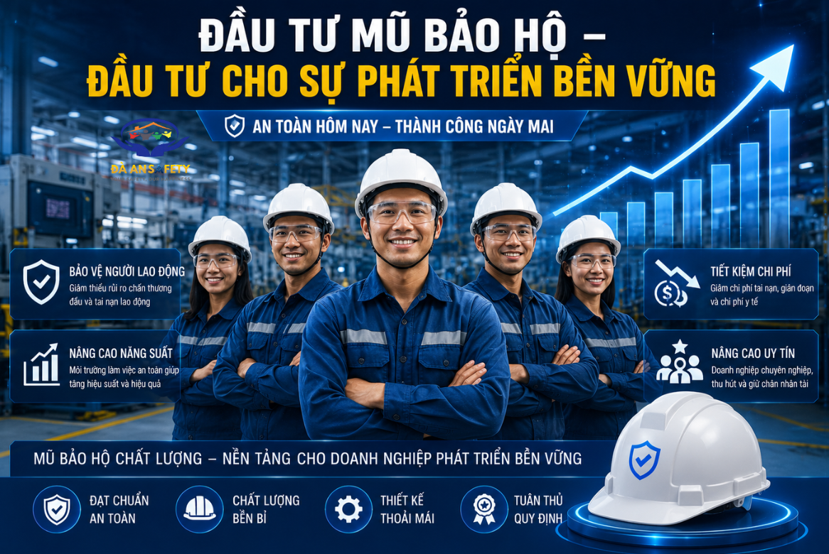 Mũ bảo hộ lao động tại Đà Nẵng đầu tư cho sự phát triển