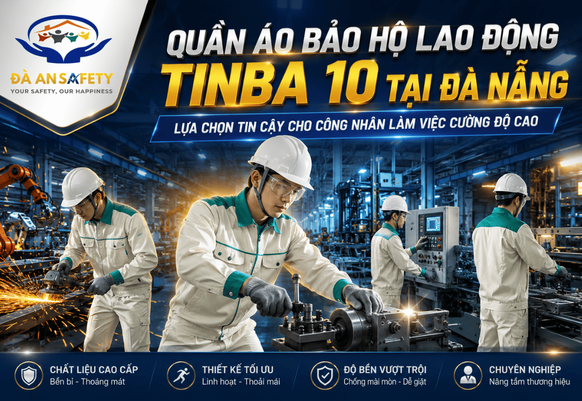 Quần áo bảo hộ lao động tinba 10 tại Đà Nẵng