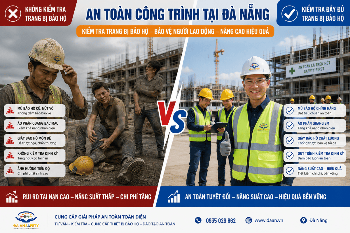 An toàn công trình tại Đà Nẵng quy trình kiểm tra