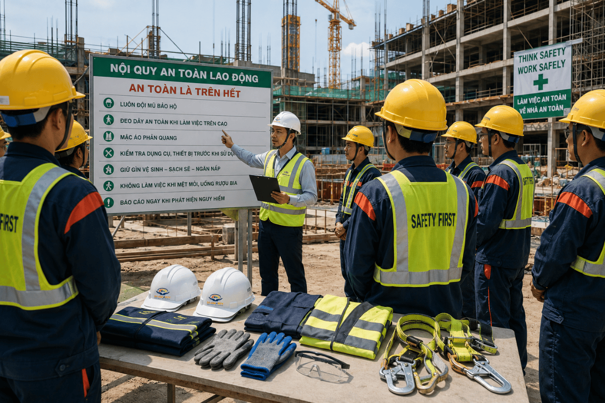 An toàn công trình tại Đà Nẵng đào tạo