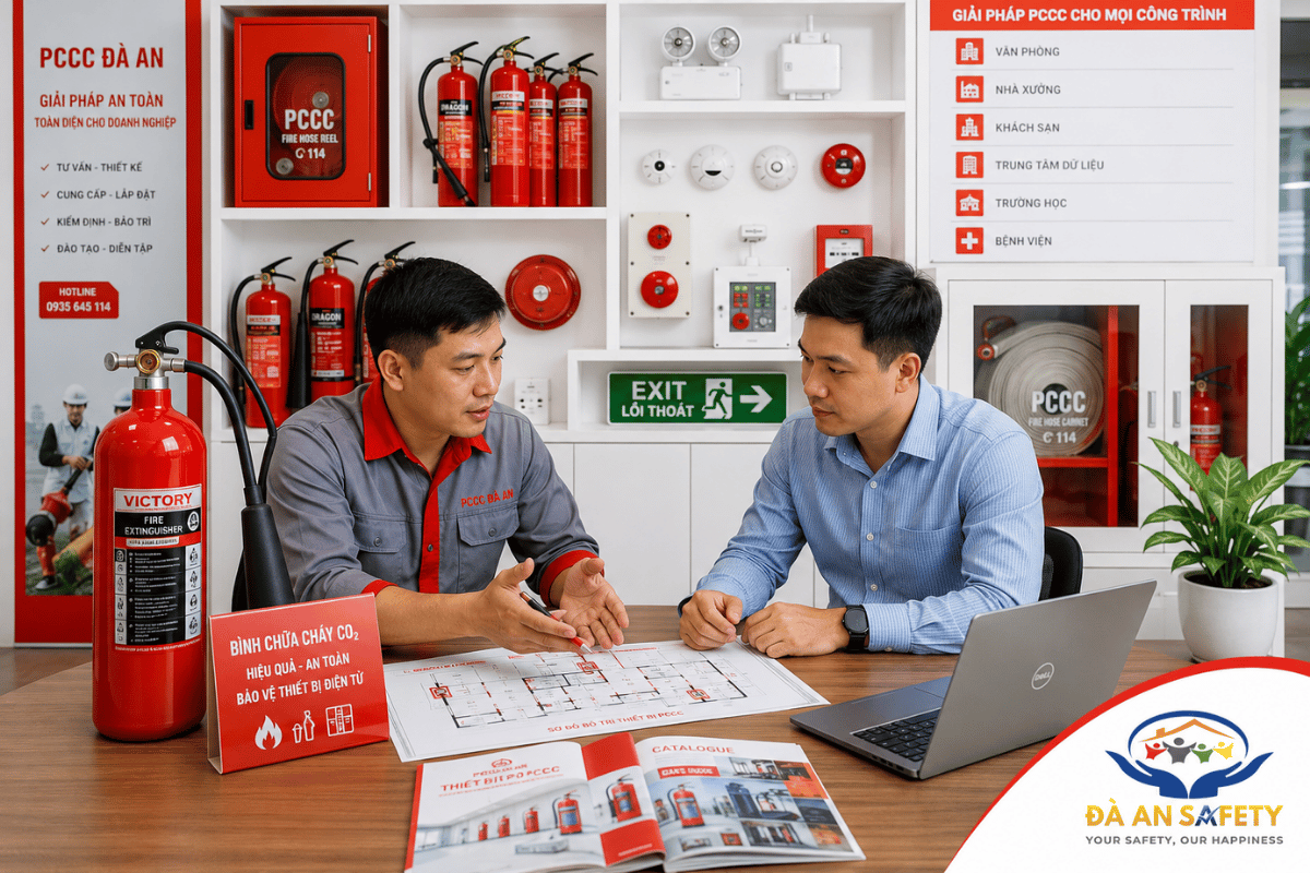 Bình chữa cháy CO2 tại Đà Nẵng