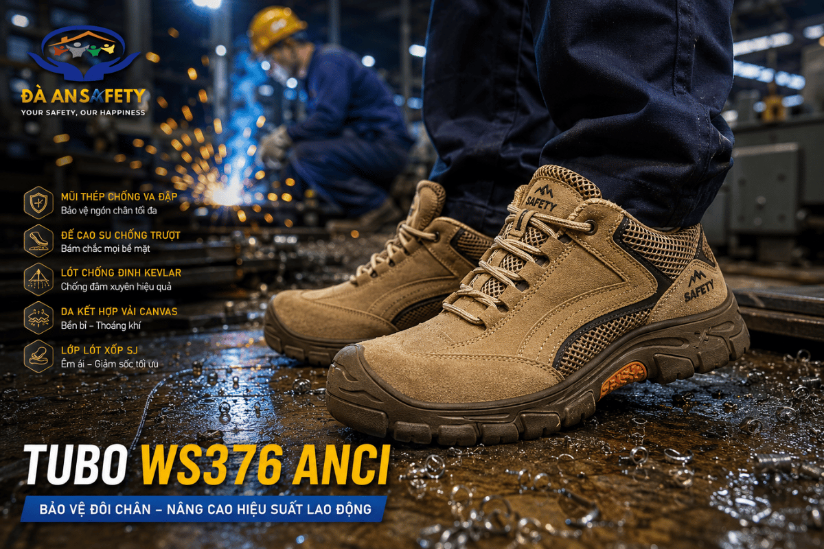 Giày Bảo Hộ TUBO WS376 ANCI Tại Đà Nẵng