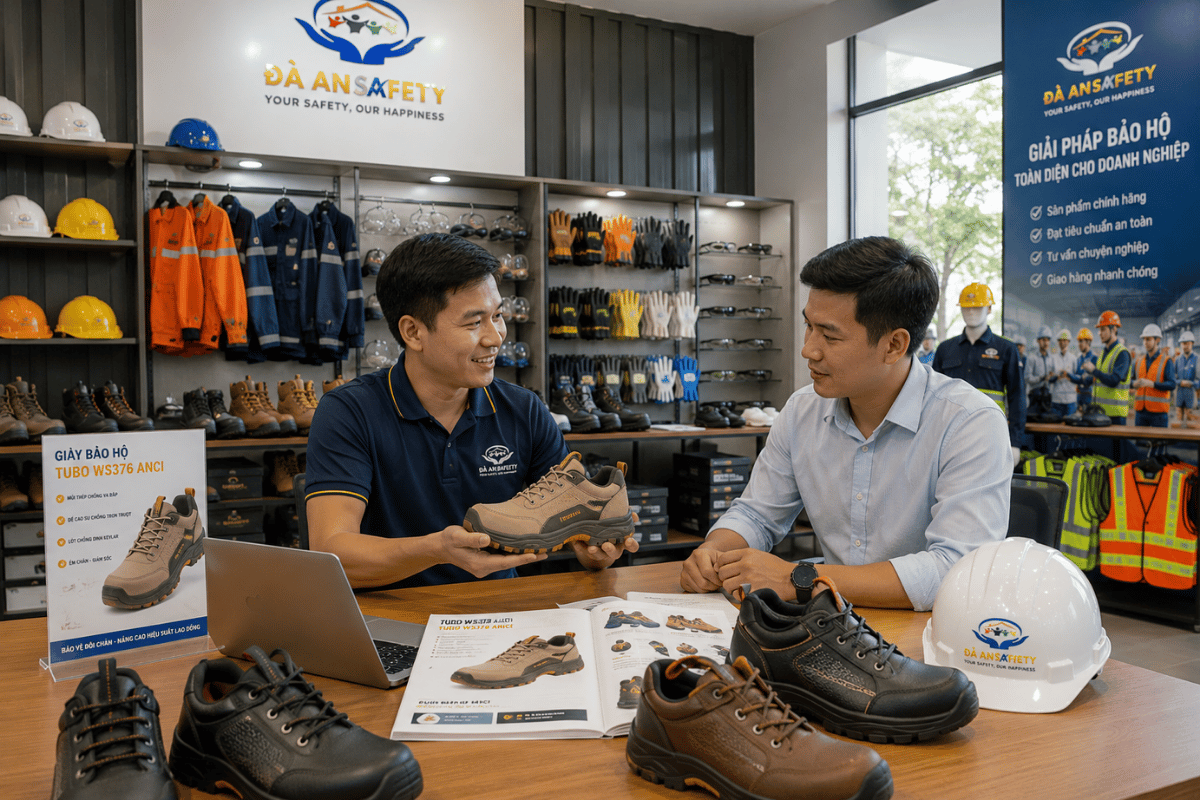 Giày Bảo Hộ TUBO WS376 ANCI Tại Đà Nẵng