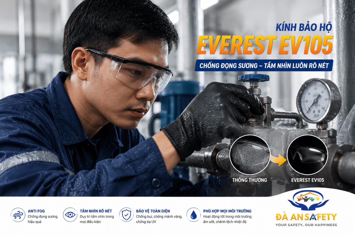 Kính Bảo Hộ EVEREST EV105 Tại Đà Nẵng
