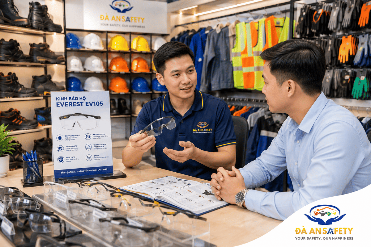Kính Bảo Hộ EVEREST EV105 Tại Đà Nẵng