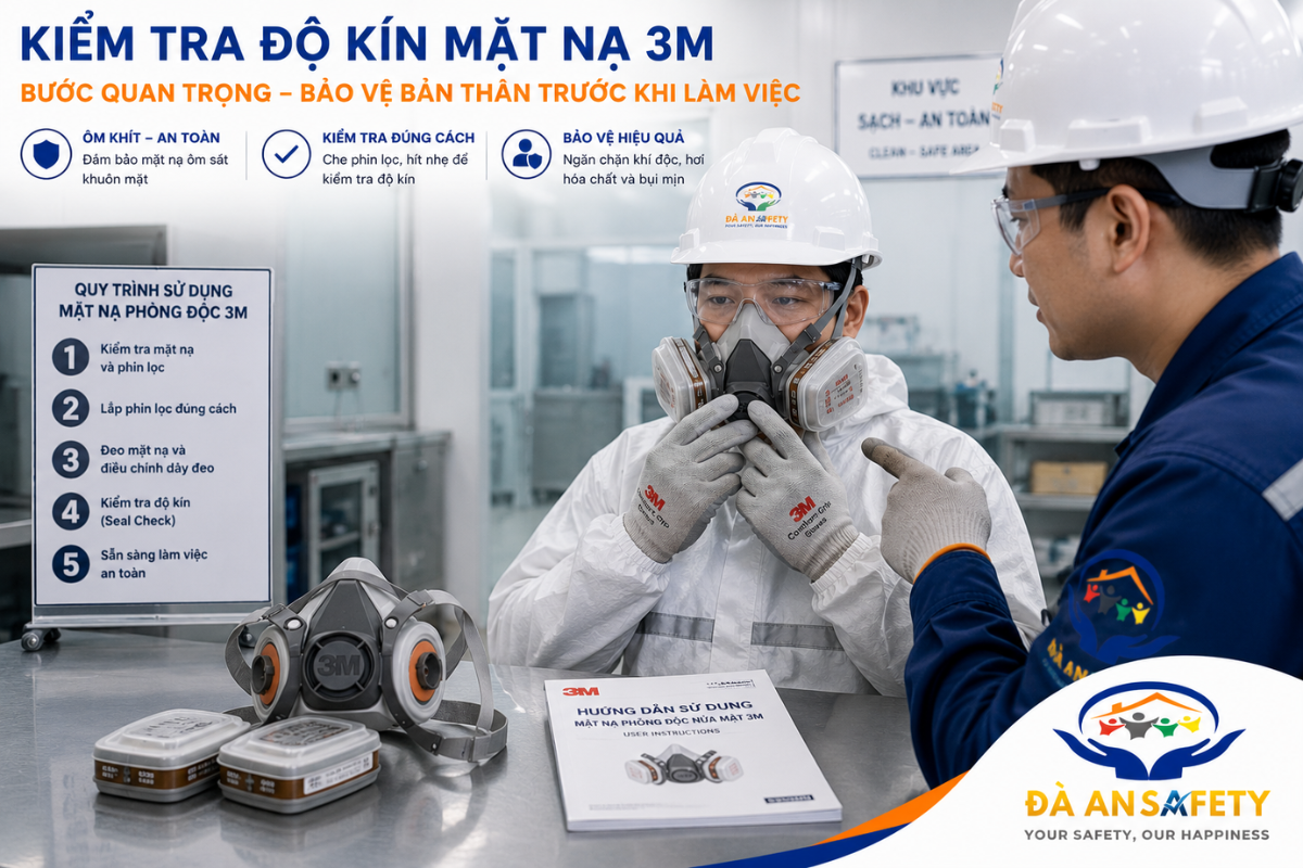 Mặt Nạ Phòng Độc Nửa Mặt 3M Tại Đà Nẵng