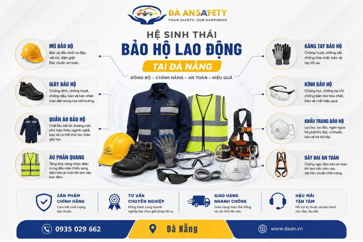 Bảo hộ lao động tại Đà Nẵng danh mục sản phẩm
