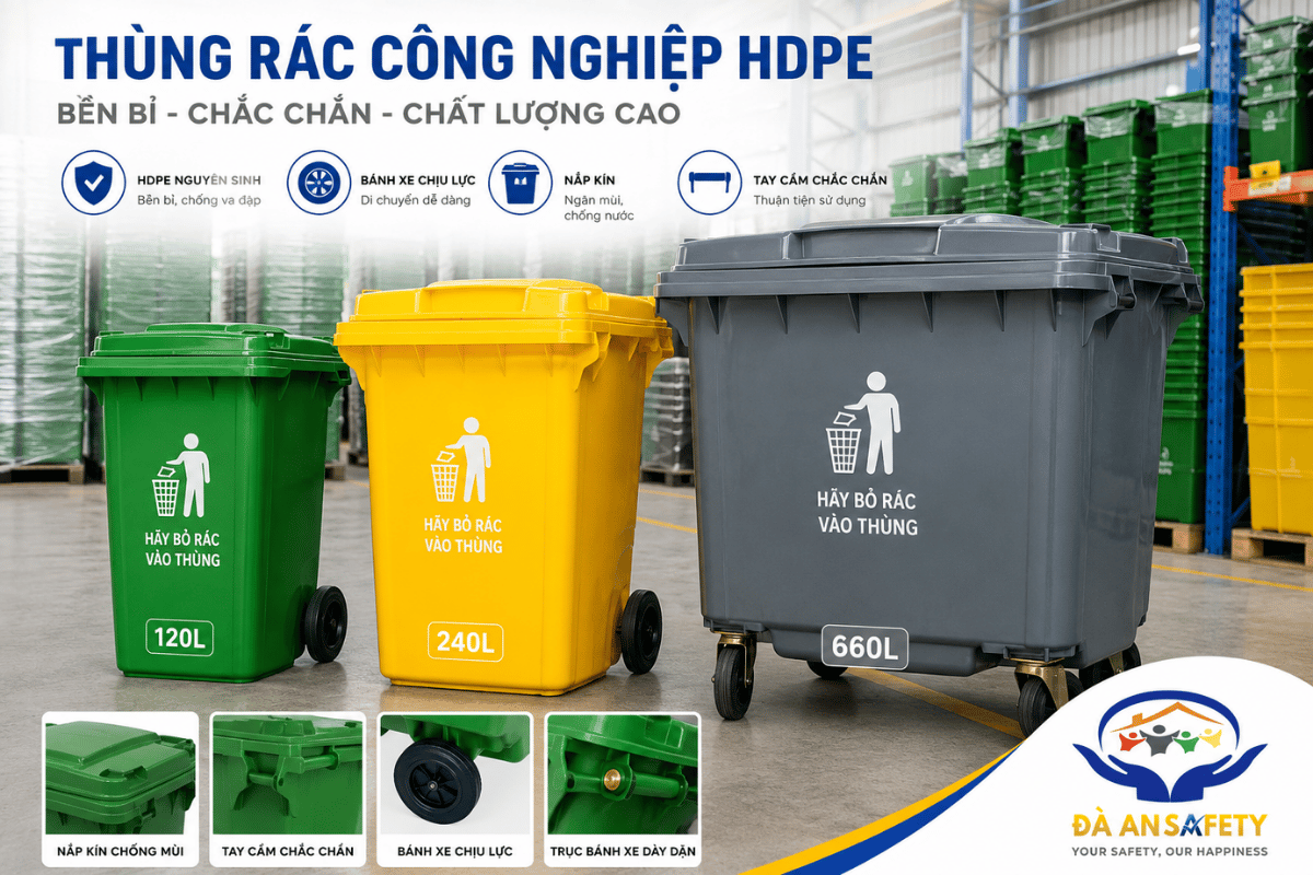 Thùng Rác Công Nghiệp Tại Đà Nẵng