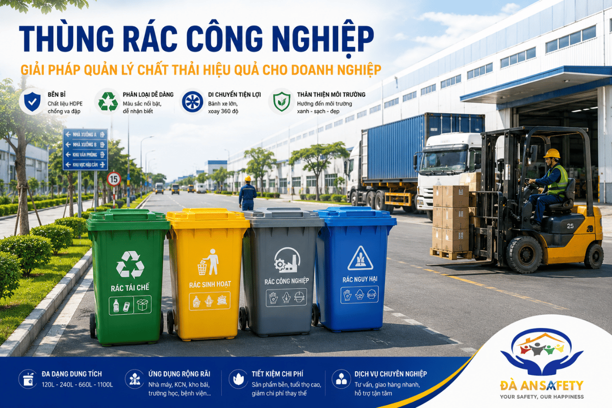 Thùng Rác Công Nghiệp Tại Đà Nẵng