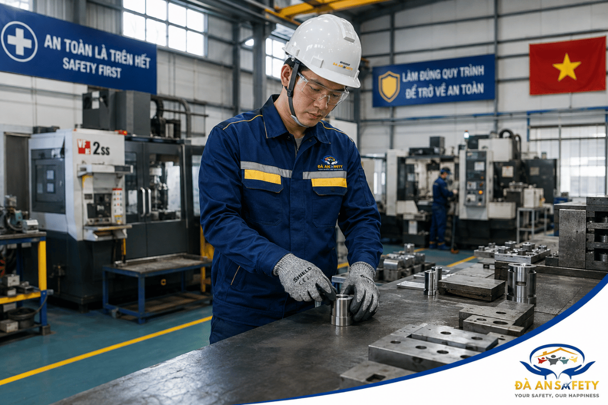 Bộ PPE Cho Xưởng Cơ Khí Tại Đà Nẵng