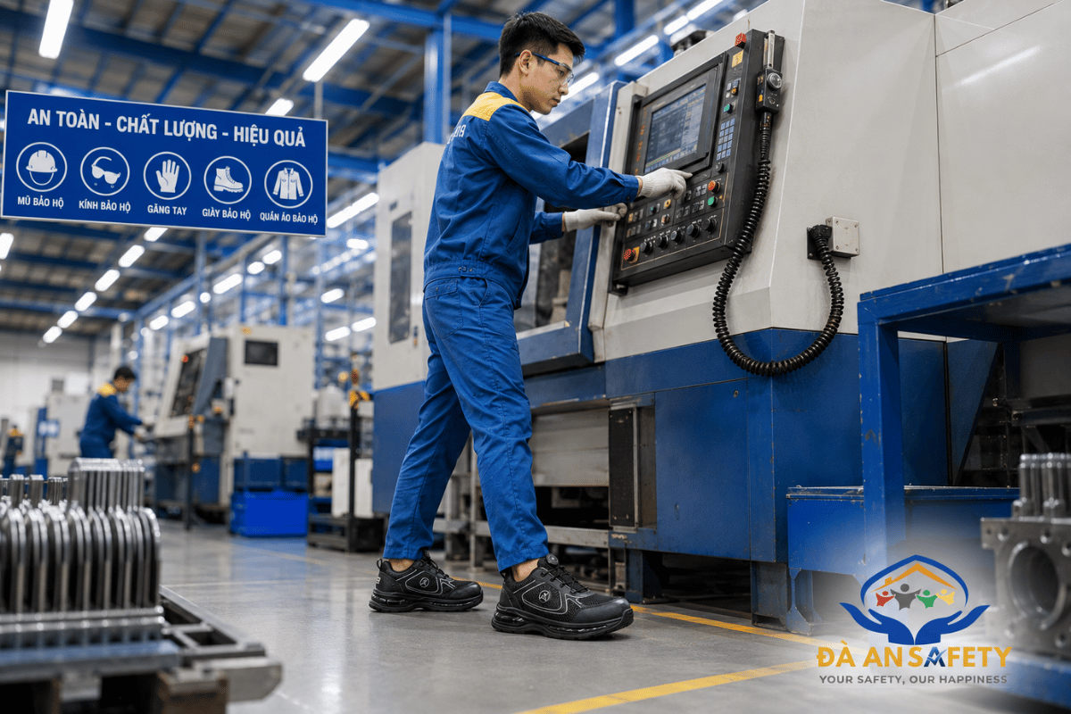 Giày Bảo Hộ Lao Động Núm Vặn JB837 Tại Đà Nẵng