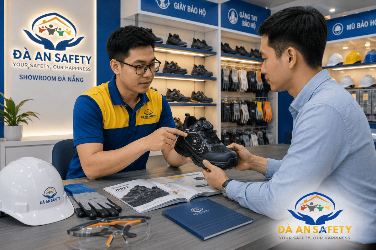 Giày Bảo Hộ Lao Động Núm Vặn JB837 Tại Đà Nẵng