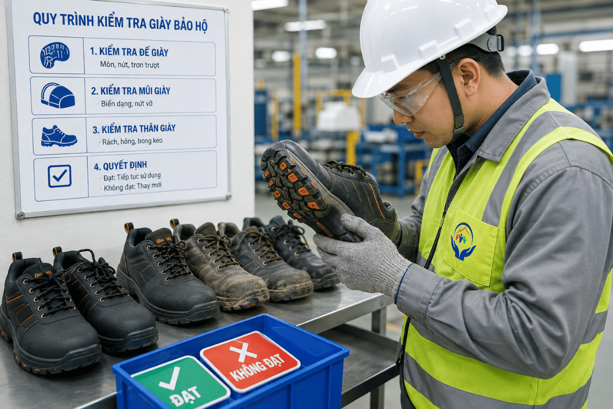 Giày Bảo Hộ Lao Động Tại Đà Nẵng