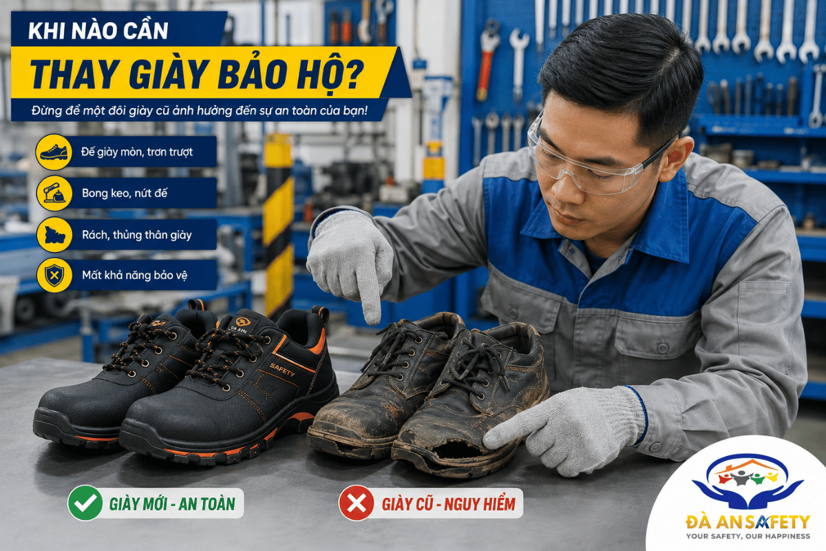 Giày Bảo Hộ Lao Động Tại Đà Nẵng