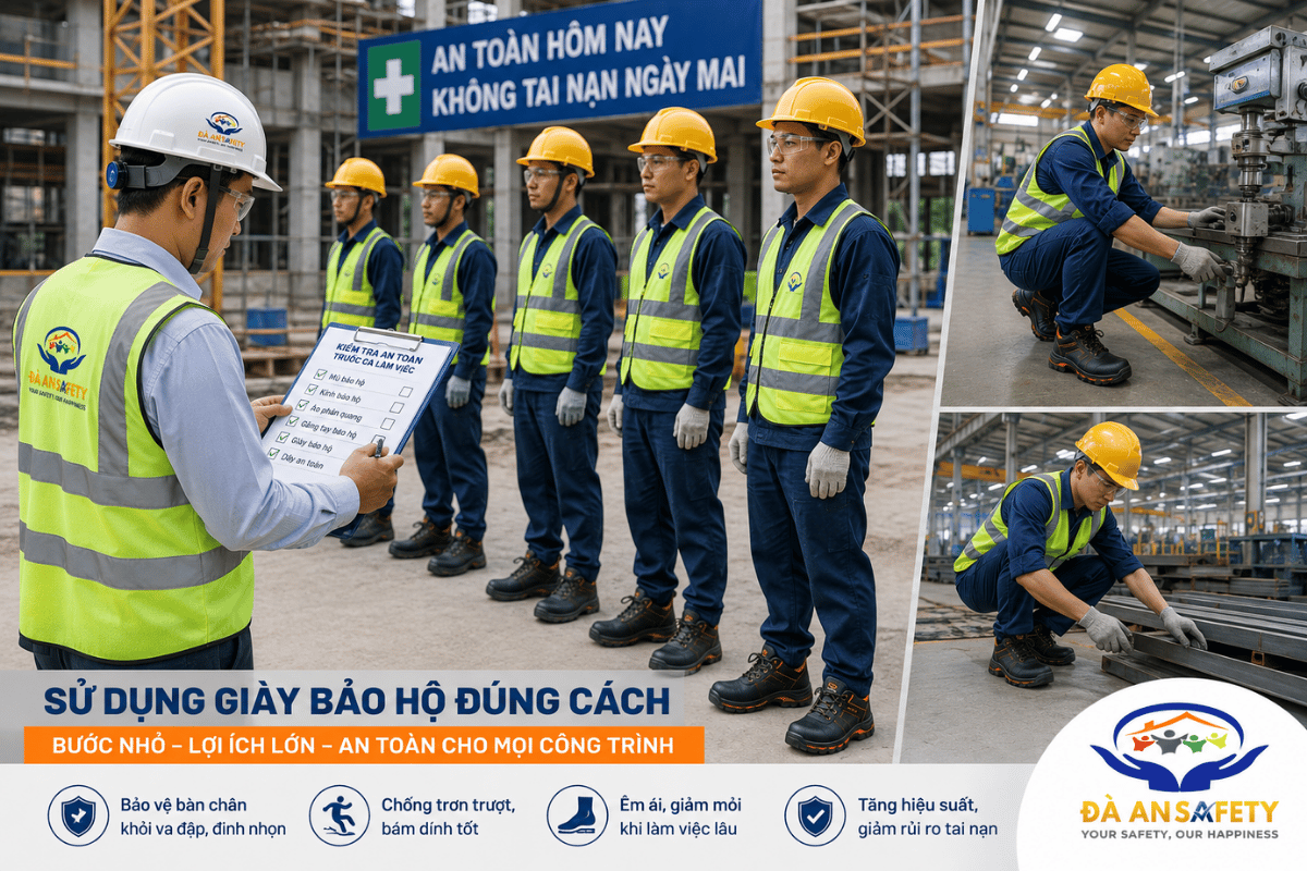 Giày Bảo Hộ Lao Động Tại Đà Nẵng